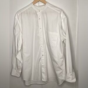 Men's White cotton Claiborne shirt 16.5 Collar